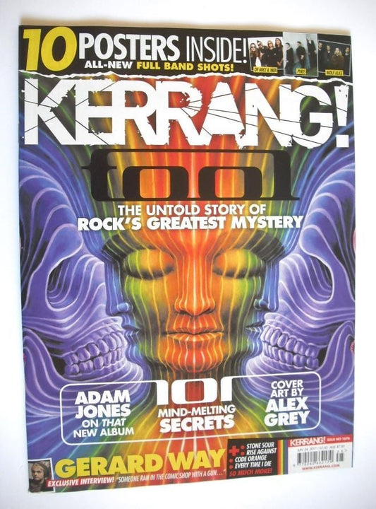 Kerrang magazine - Rock's Greatest Mystery cover (24 June 2017 - Issue 1676)