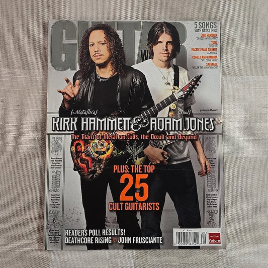 Guitar World Magazine Vol. 30/No. 4 April 2009 Cover: Metallica's Hammett & Jones